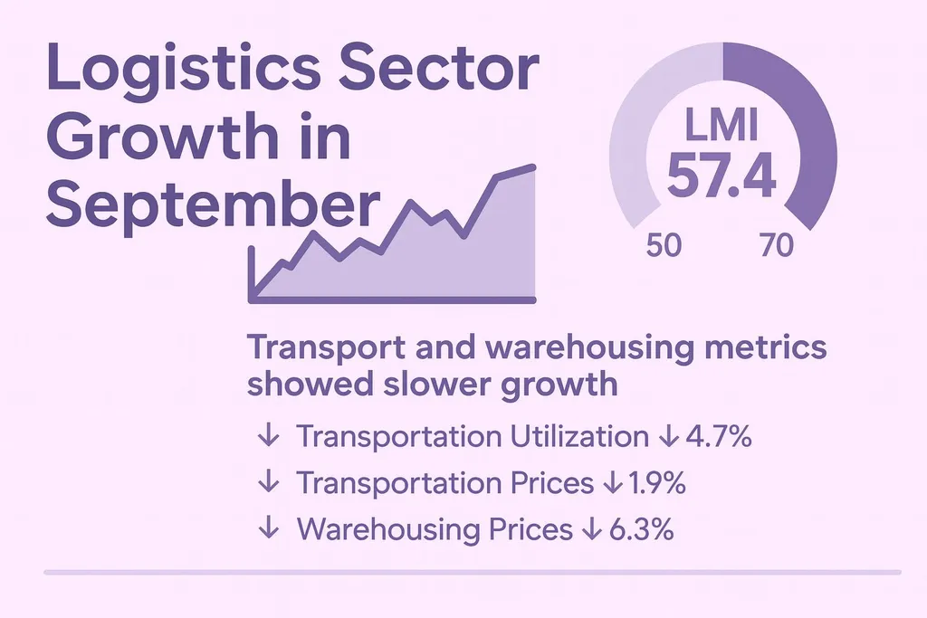 Logistics Managers' Index Shows Continued Growth at Slower Pace in September